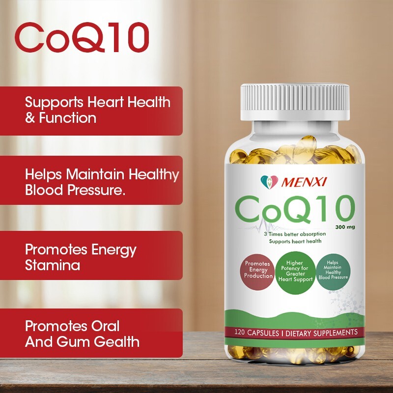 CoQ-10 300mg 240 Softgels Coq10 Co Q10 Coenzyme Heart Support NON GMO Free Ship