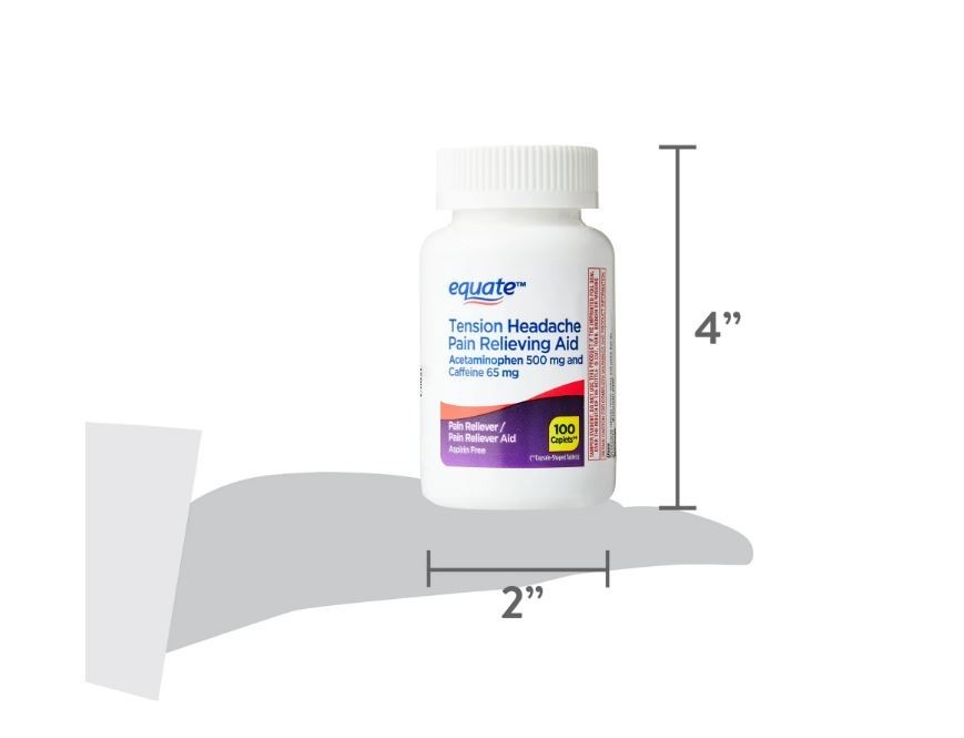 Tension Headache Relief **Excedrin Compare 200 Caplets (2×100)