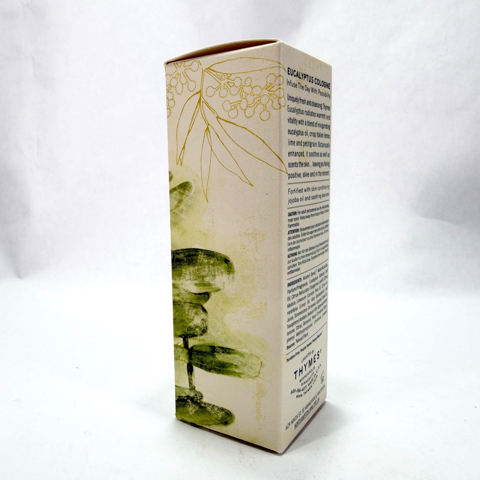 THYMES Eucalyptus Cologne 1.75 fl oz – Original Packaging – NIB – Made in USA