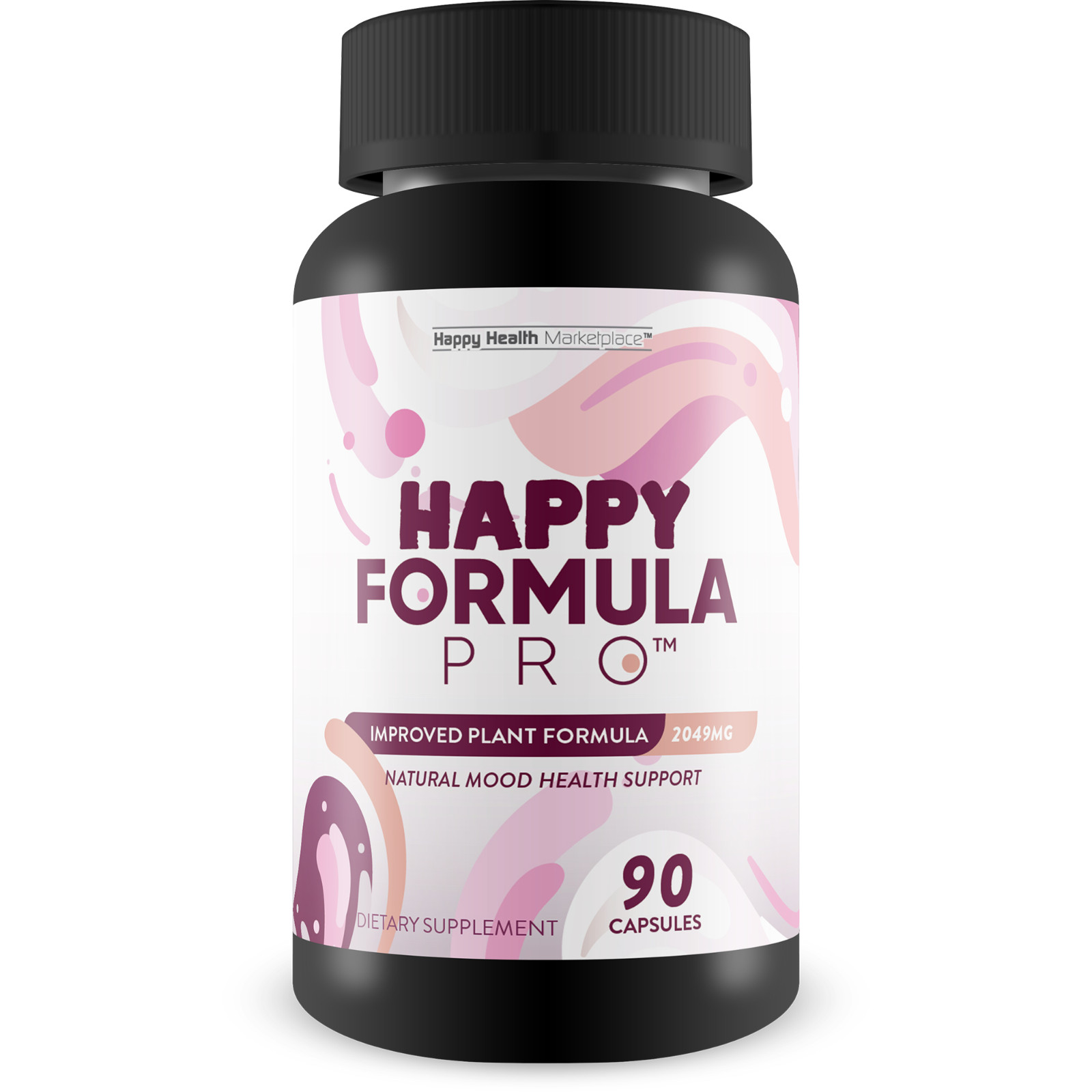 Happy Formula Pro – Our Best Vitamin D Mood Support Supplement – Natural Formula