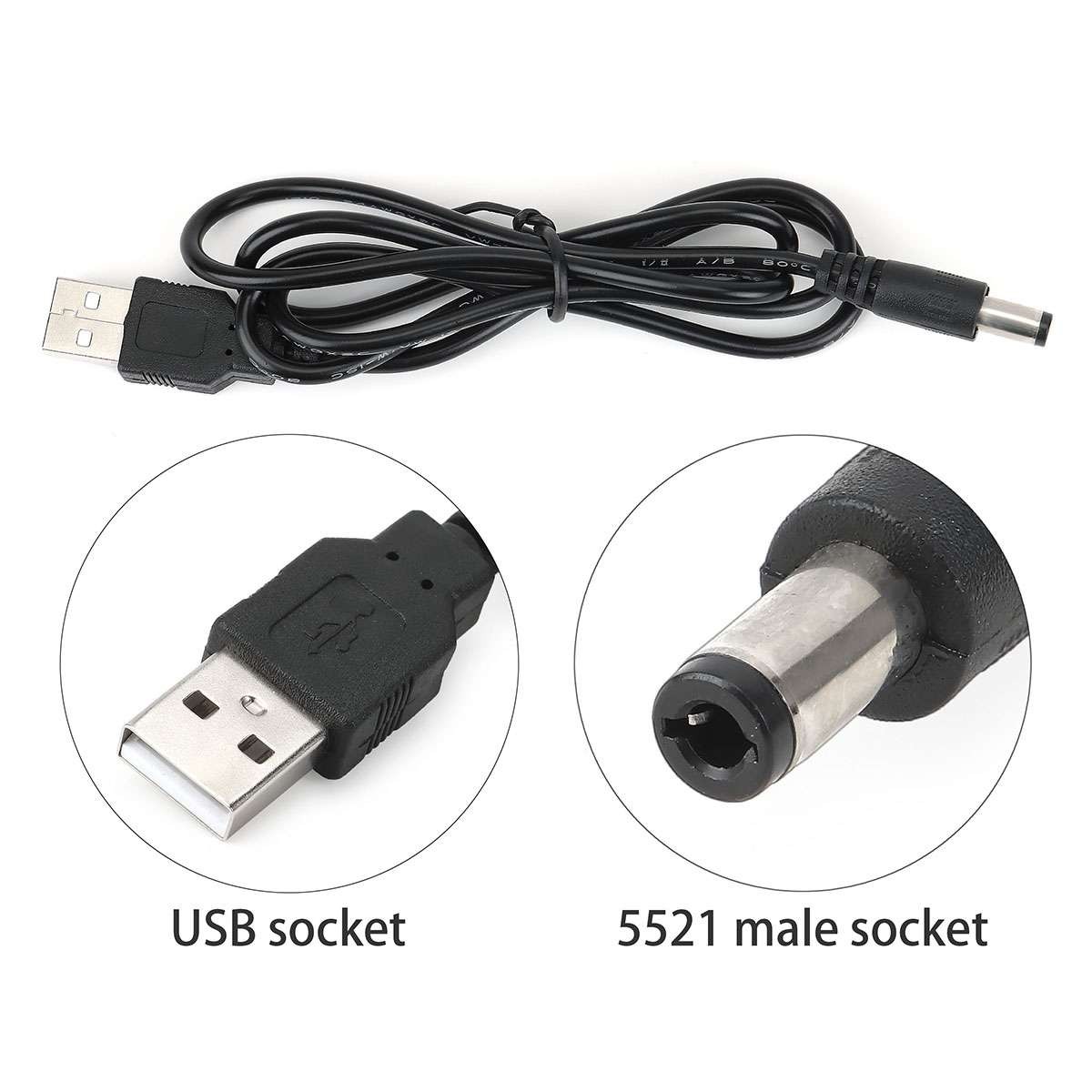 USB Charging Plug Cable Shavers Charger Wire Hair Clippers Charger Power Cord