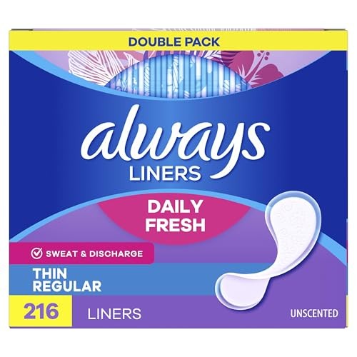 Always Daily Fresh Thin Liners, Regular Absorbency, Unscented Panty
