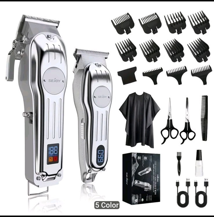 Sejoy Men’s Electric Clipper Set Professional Barber Hair Cutting Machine Set