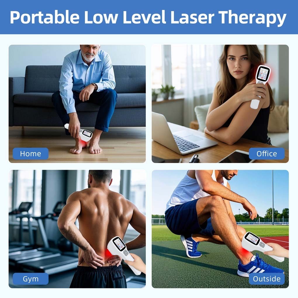 Handheld Red Light Therapy Device 2.5W 25 Diodes 650nm 808nm 905nm 980nm Laser