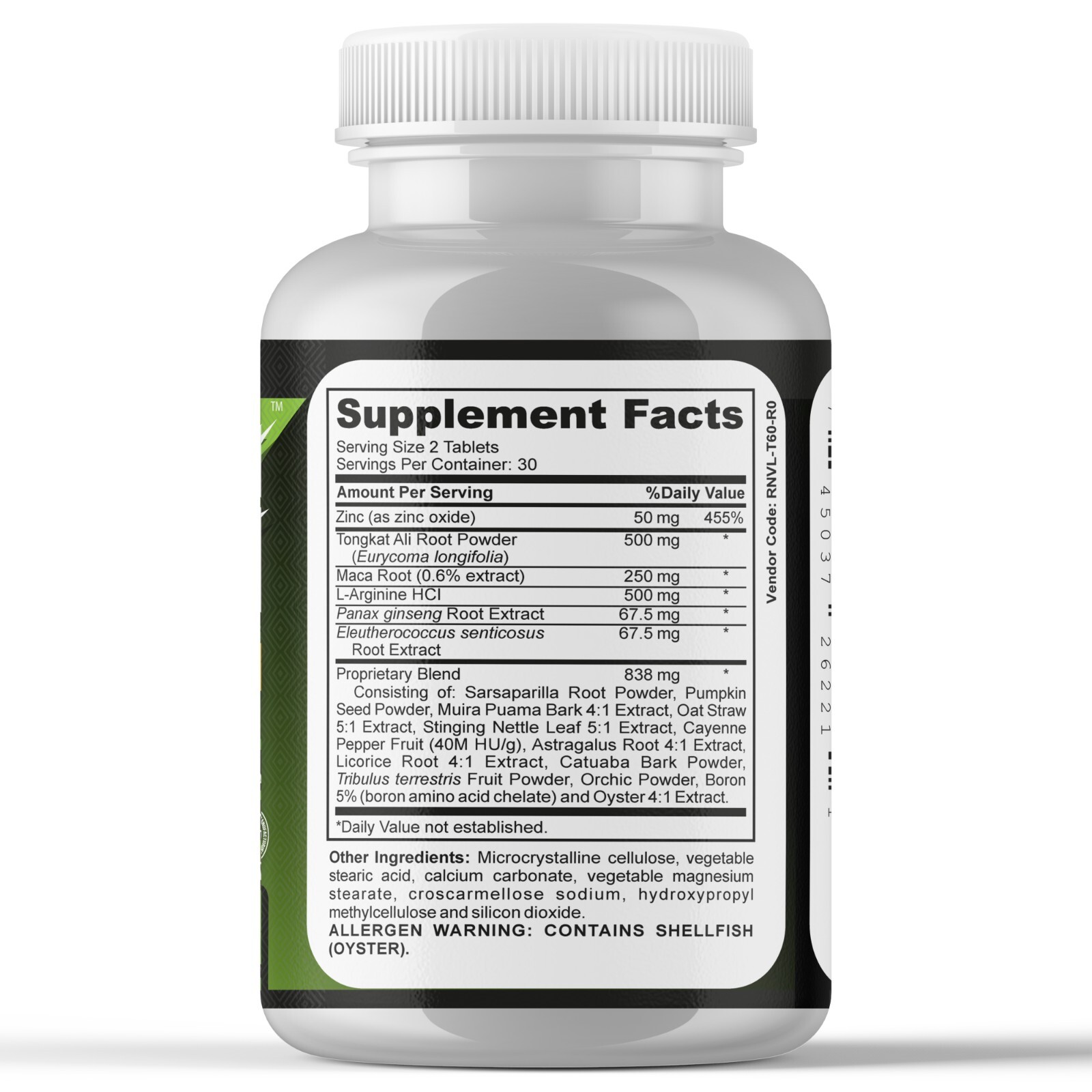 ENHANCING PILLS FOR MEN, LIBIDO, PERFORMANCE & STAMINA SUPPORT 60 Ct- 12/2025