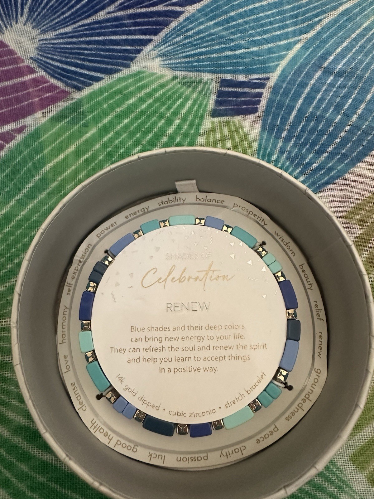 Shades of Celebration Renew Body Powder Blue for Unisex Body 14K Gold Dipped