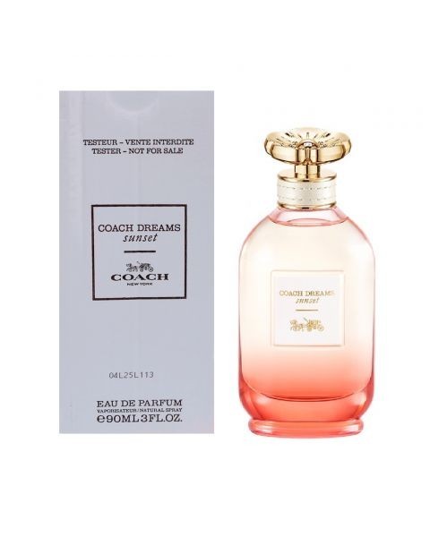 Coach Dreams Sunset By Coach Women’s Tester Eau de Parfum – 3.0 oz./90 ml