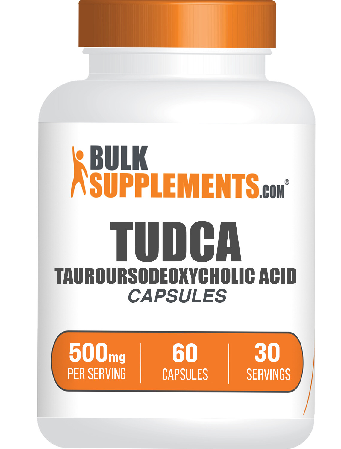 BulkSupplements TUDCA 60 Capsules – 500 mg per serving