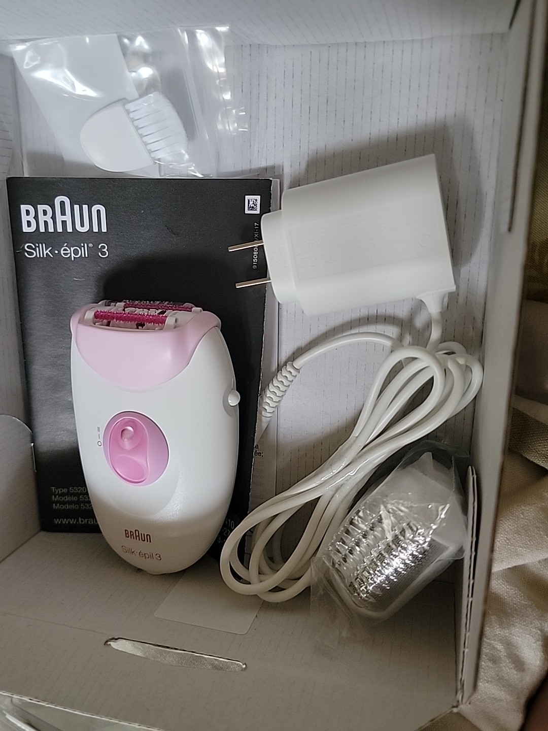 Plugin Braun Epilator Silk-épil 3 Body Arm Legs Hair Removal Shaver Trimmer