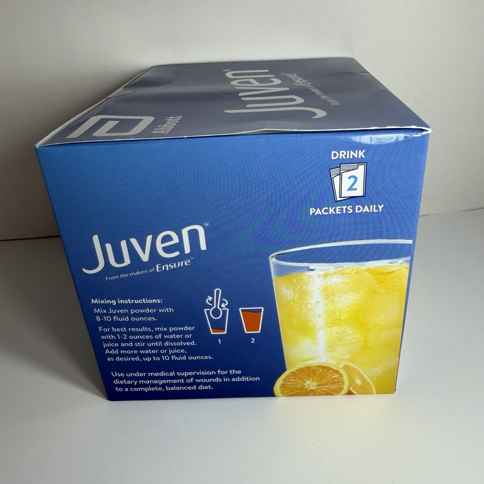 Abbott Juven Therapeutic Nutrition Powder Orange 30 Packets EXP 01-2027 Sealed
