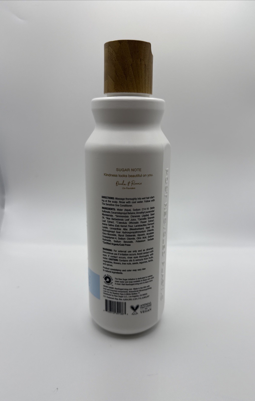 Raw Sugar The Sensitive One Shampoo Fragrance Free 18oz 2 Pack NEW