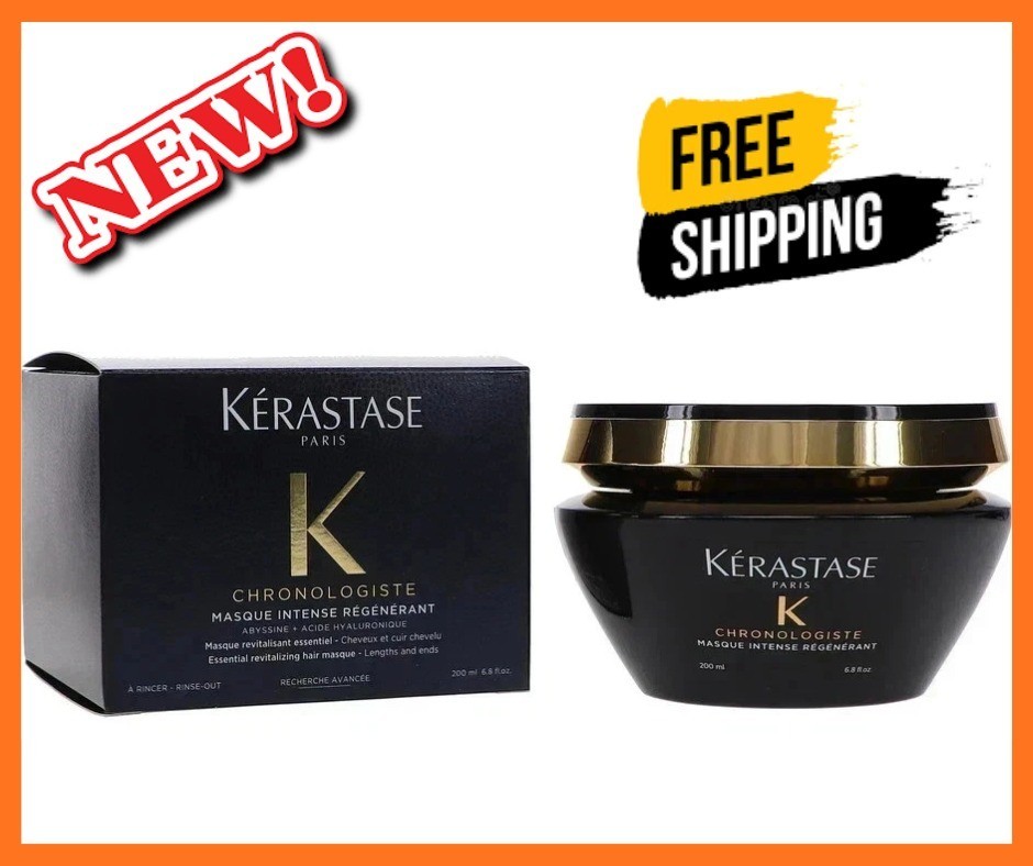 KERASTASE CHRONOLOGISTE HAIR MASQUE INTENSE REGENERANT 200ml 6.8oz FREE SHIPPING