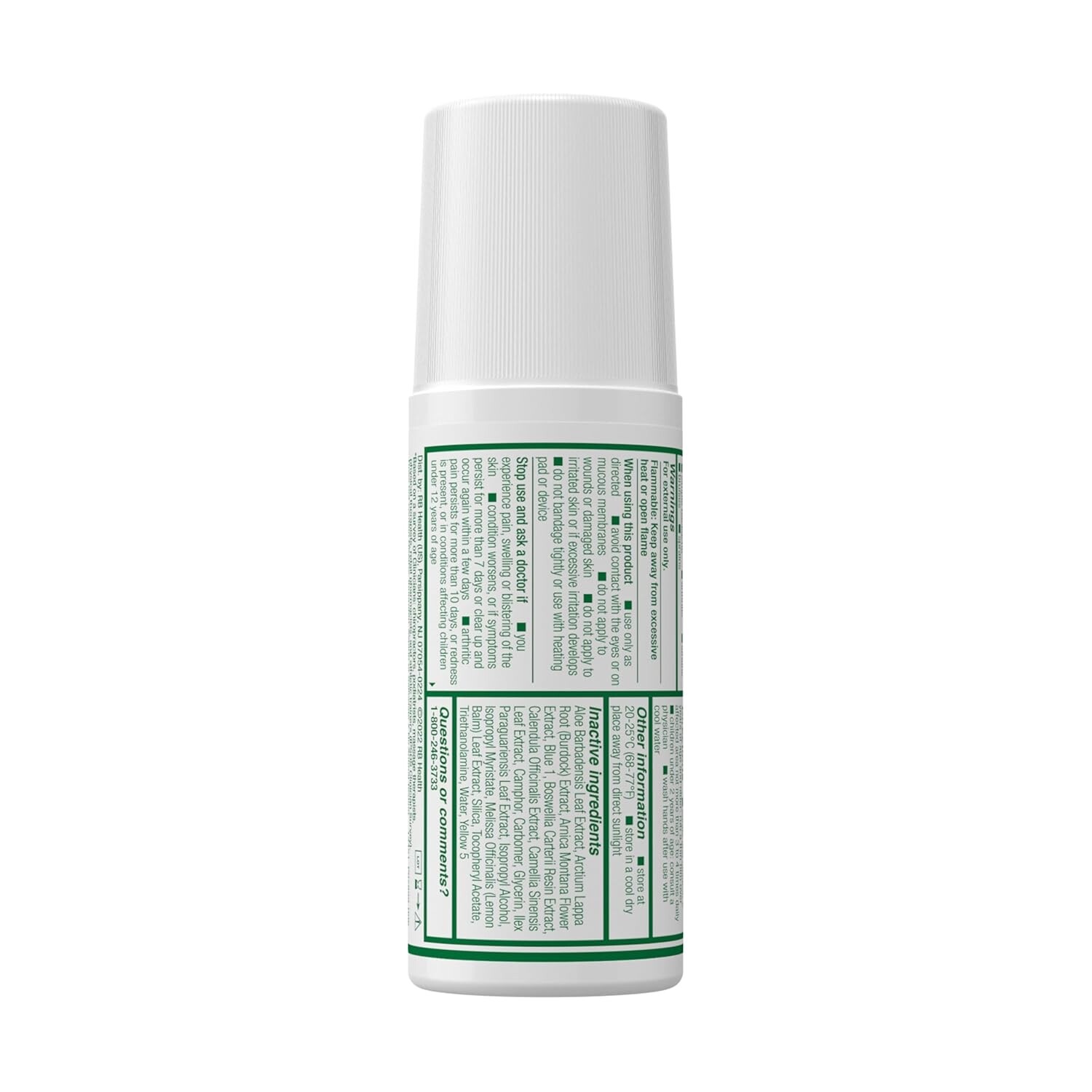BiOFREEZE COOL THE PAIN ROLL-ON FAST ACTING MENTHOL PAIN RELIEF 2.5 FL OZ / 74mL