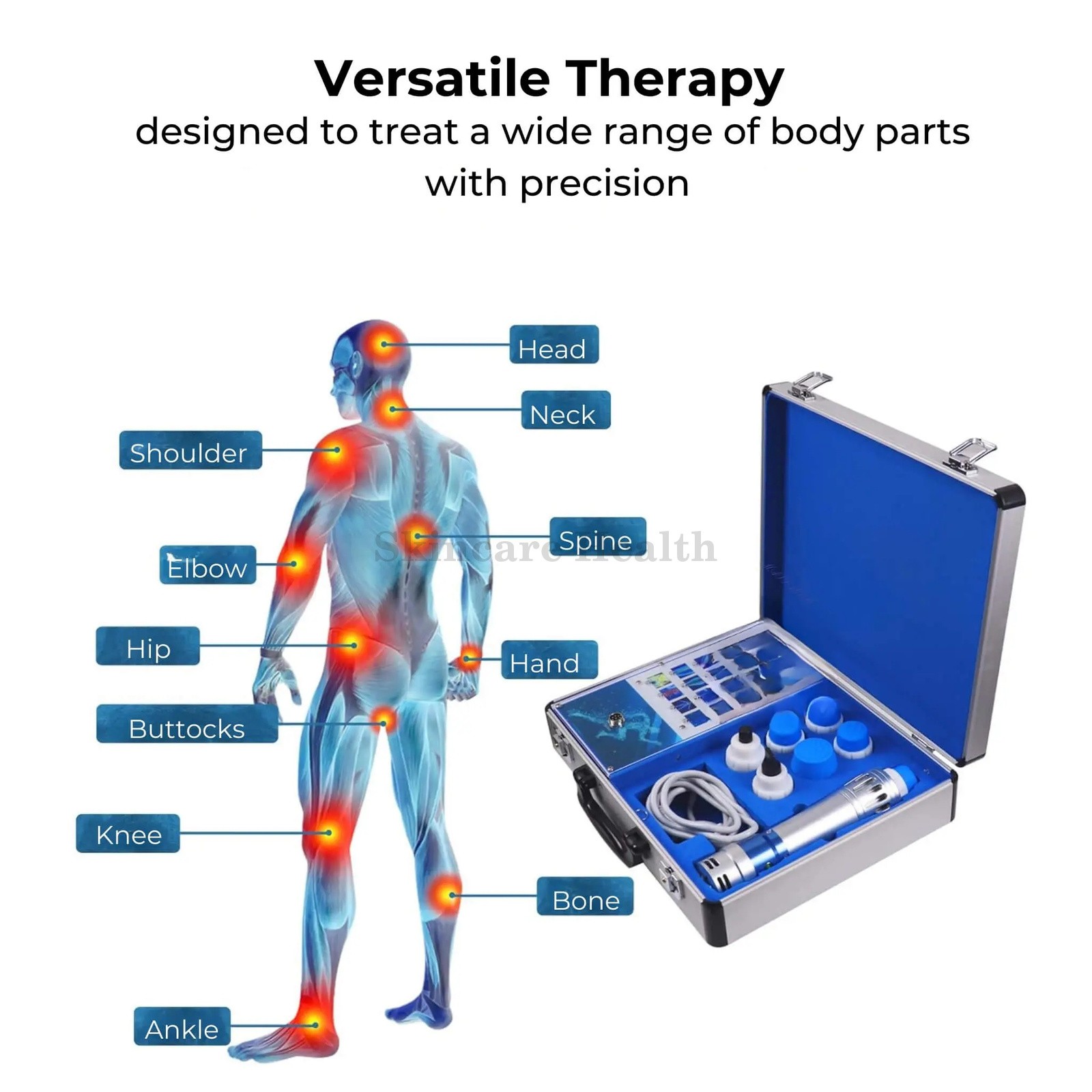 2026 Shockwave Therapy Machine Body Massage For Muscle Pain Removal ED Treatment