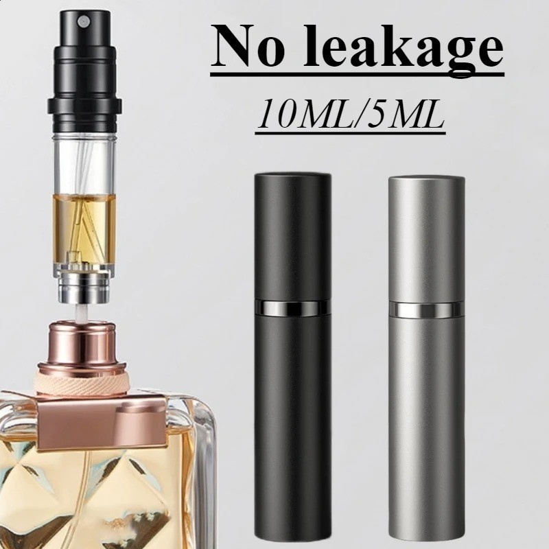 Mini Refillable Perfume Spray Bottles 5ml 10ml Atomizer Travel Cosmetic Vial