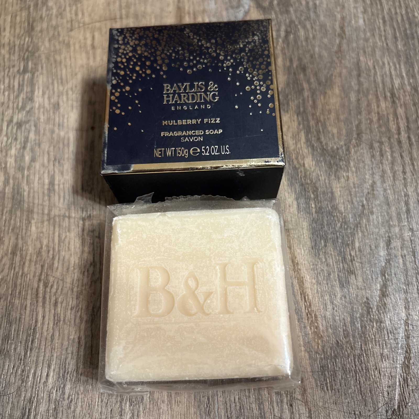 Baylis & Harding England Mulberry Fizz Fragranced Soap 150gr NIB