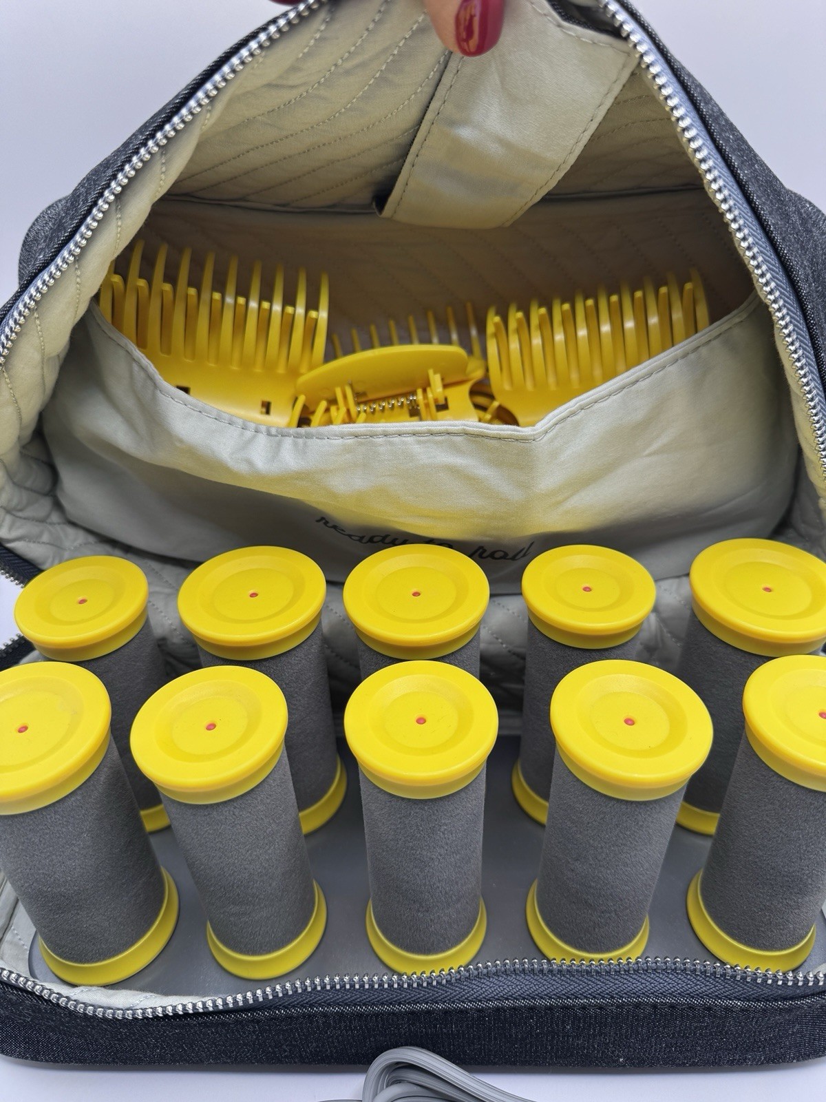 Drybar The Roller Club set, Ceramic Hot Rollers 1.5 & 1.75in