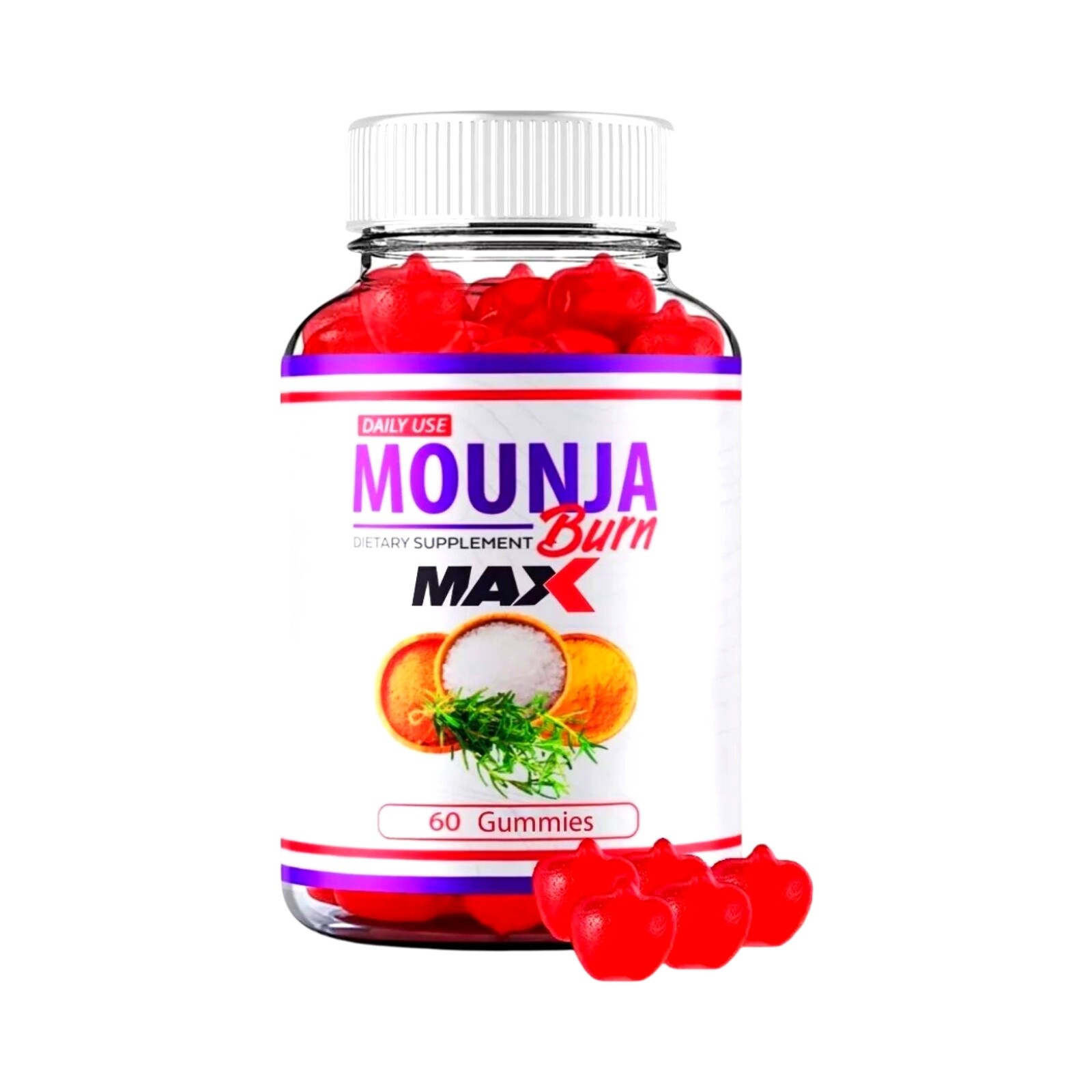 Mounja Burn Max Gummies, MounjaBurn Max Weight Loss Gummies – 60 Gummies