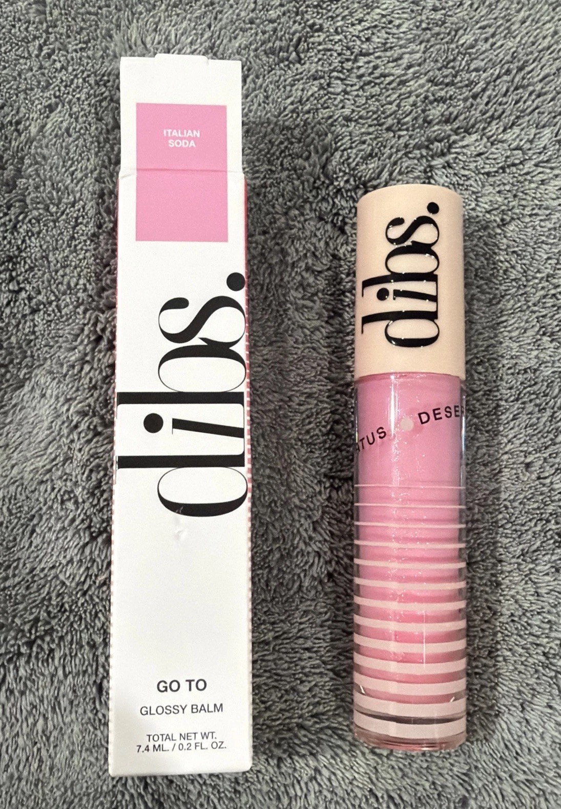 DIBS Beauty Go To Glossy Balm in ITALIAN SODA NIB Full Size
