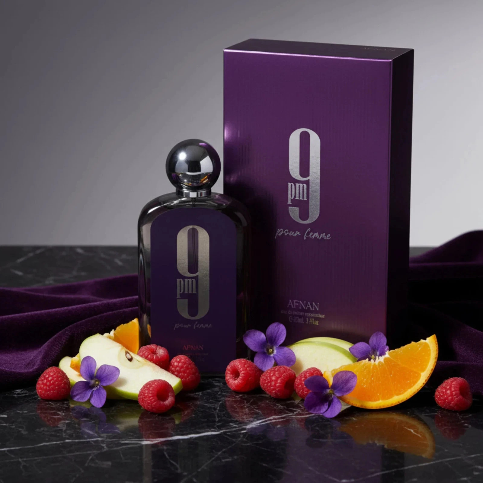 9 PM Pour Femme by Afnan Perfume for Women EDP 3.3 / 3.4 oz New In Box