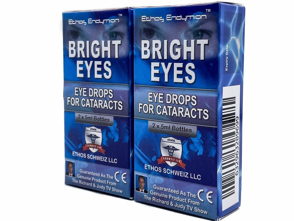 Ethos NAC Bright Eyes Eye Drops 20ml For Cataracts Improve your Vision Naturally