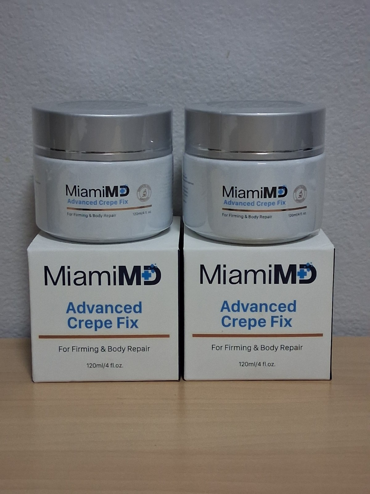 2 PACK 4oz MiamiMD Miami MD ADVANCED CREPE FIX For Firming Body
