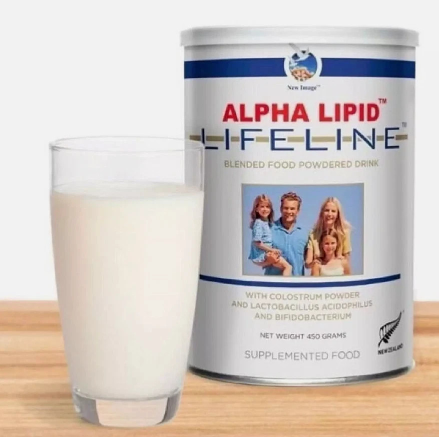 Alpha Lipid Lifeline Colostrum Milk Powder New Zealand Immunity 1 Can 450g New