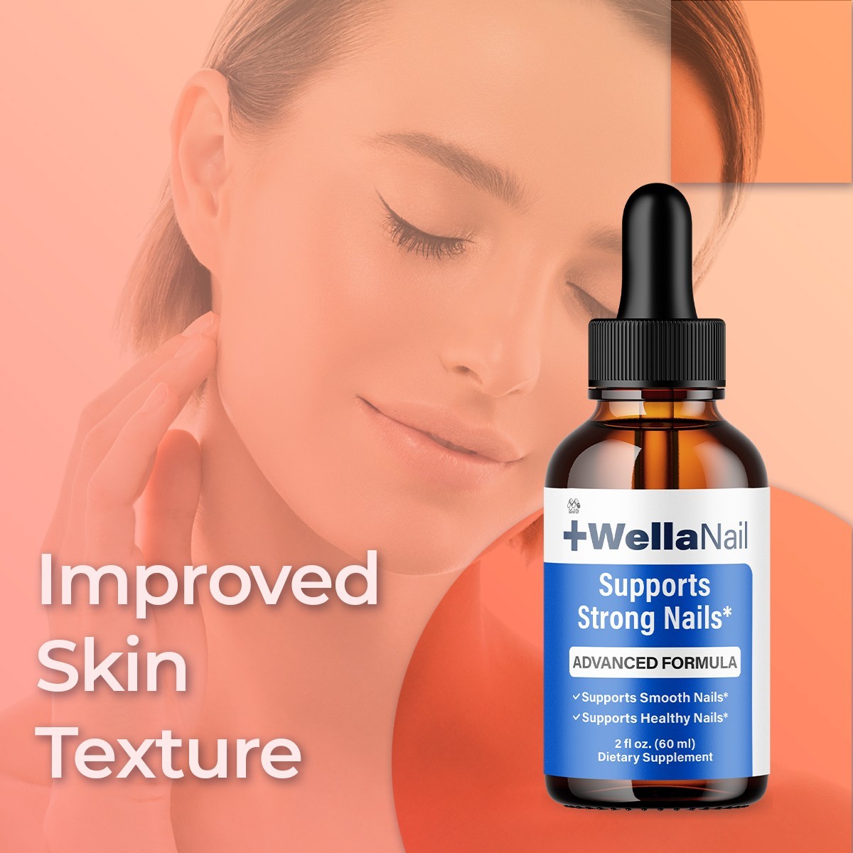 (1 Pack) WellaNail Drops Advanced Formula for Nail Health Wella Nail 30 Servings