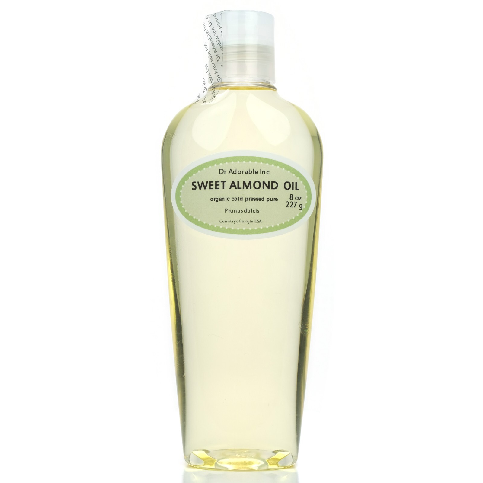 PURE ORGANIC SWEET ALMOND OIL COLD PRESSED 2 OZ 4 OZ -UP TO 128 FL.OZ/1 GALLON