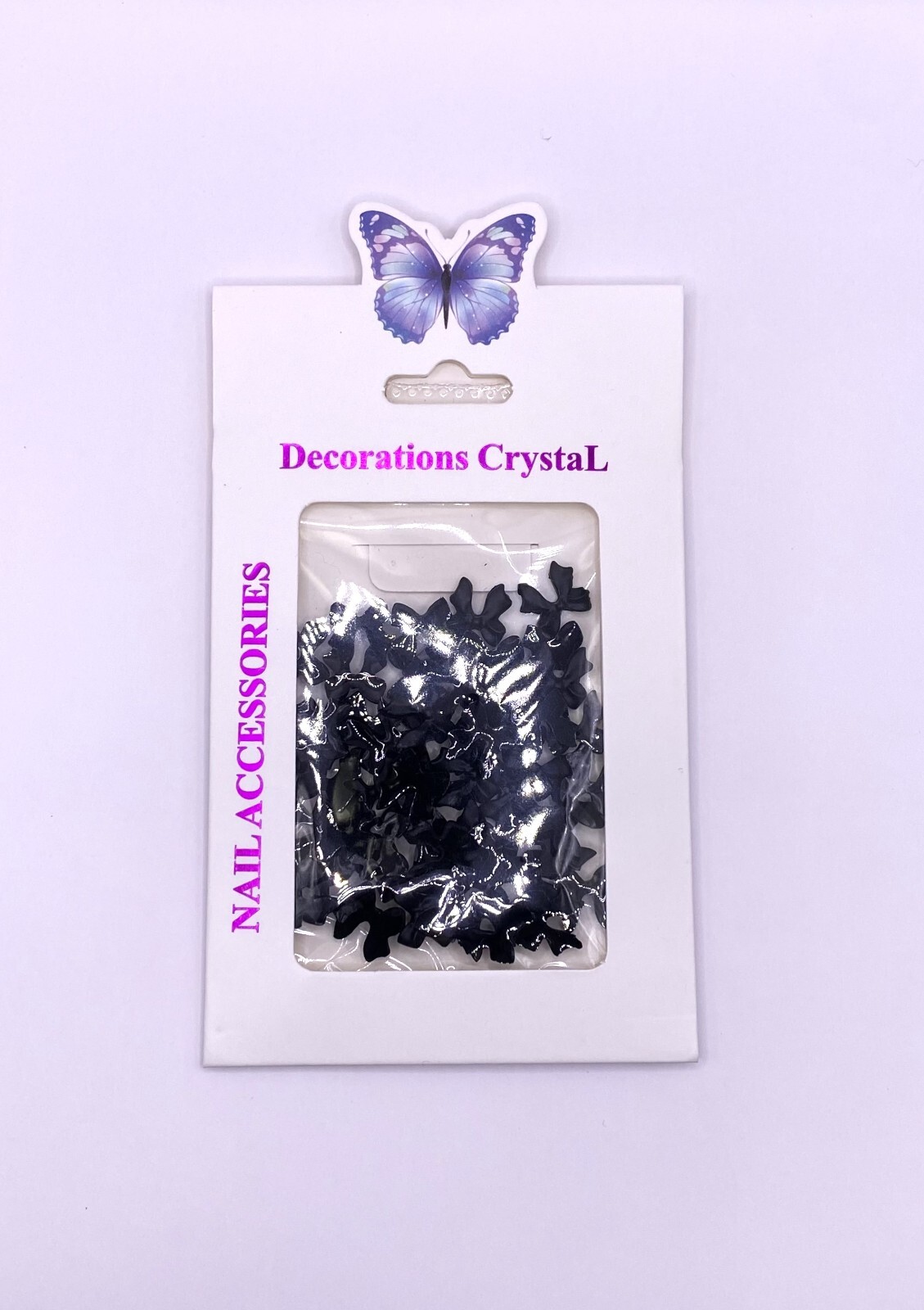 50pcs Bow Resin Nail Art Decoration 3D Long Ribbon Nail Charms