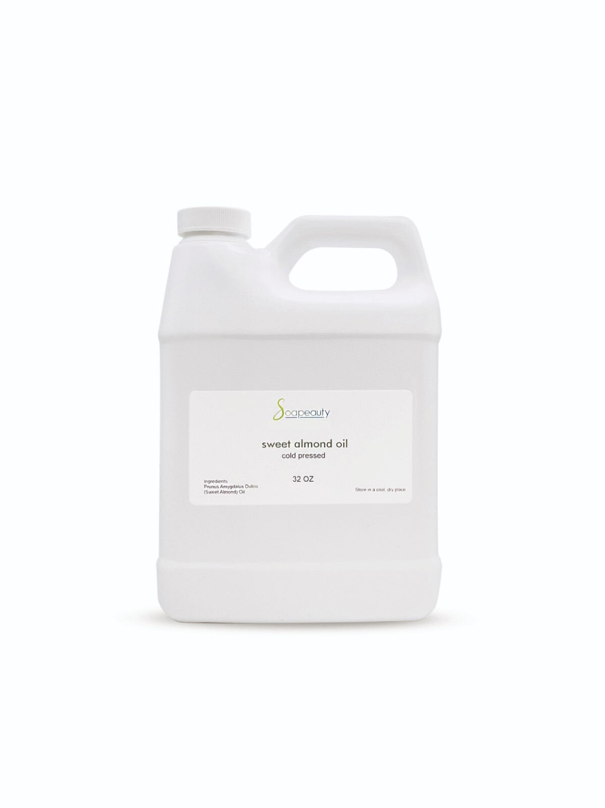 SWEET ALMOND OIL CARRIER COLD PRESSED REFINED NATURAL 100% PURE 32 OZ