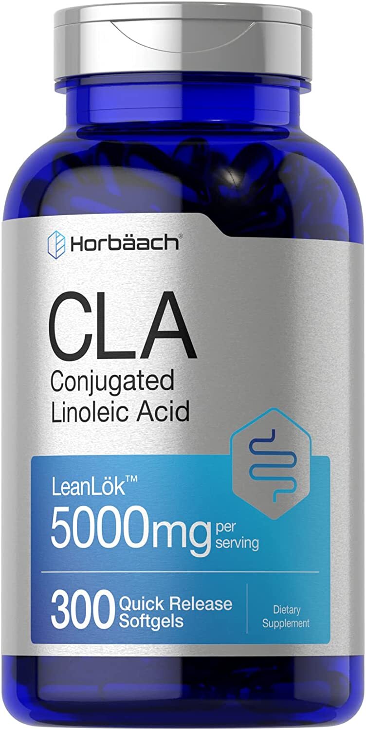 CLA 5000 mg | Maxiumum Potency | 300 Softgel Pills | by Horbaach