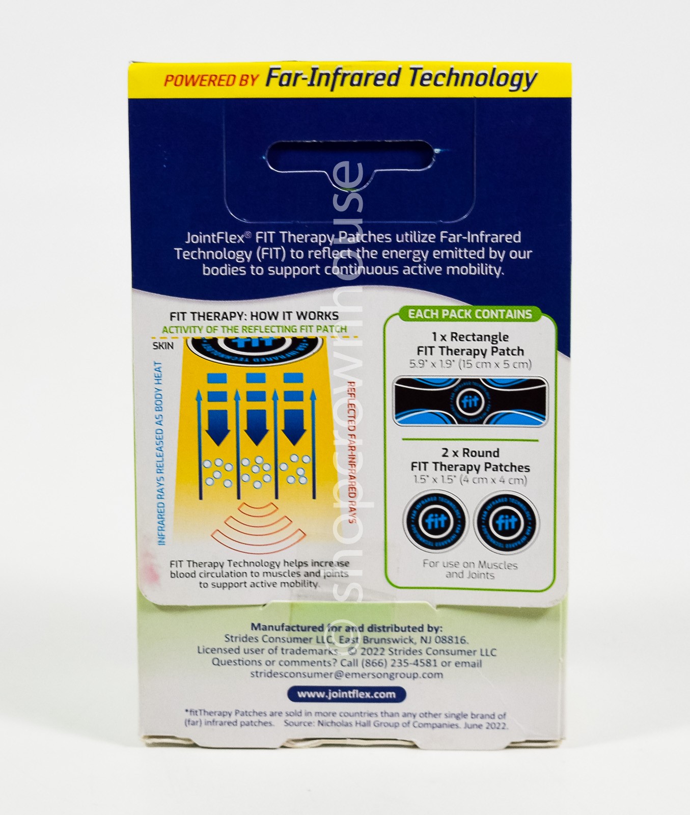 4 JointFlex fit Therapy Patch FAR-INFRARED trial pack 3 Patches =12 NIB 10/2027