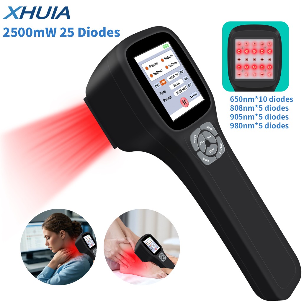 Touchscreen 2.5W Laser Therapy for Shoulder Neck Strain Treatment Pain Relief