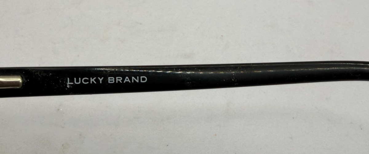 LUCKY BRAND FRAMES ONLY EYEGLASSES VLBD238 BLACK BLUE 52-17-140