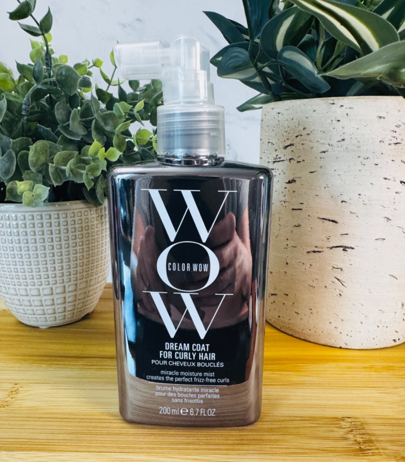 $30 MSRP WOW DREAM COAT FOR CURLY HAIR MIRICLE MOISTURE MIST 200ml 6.7oz #B43