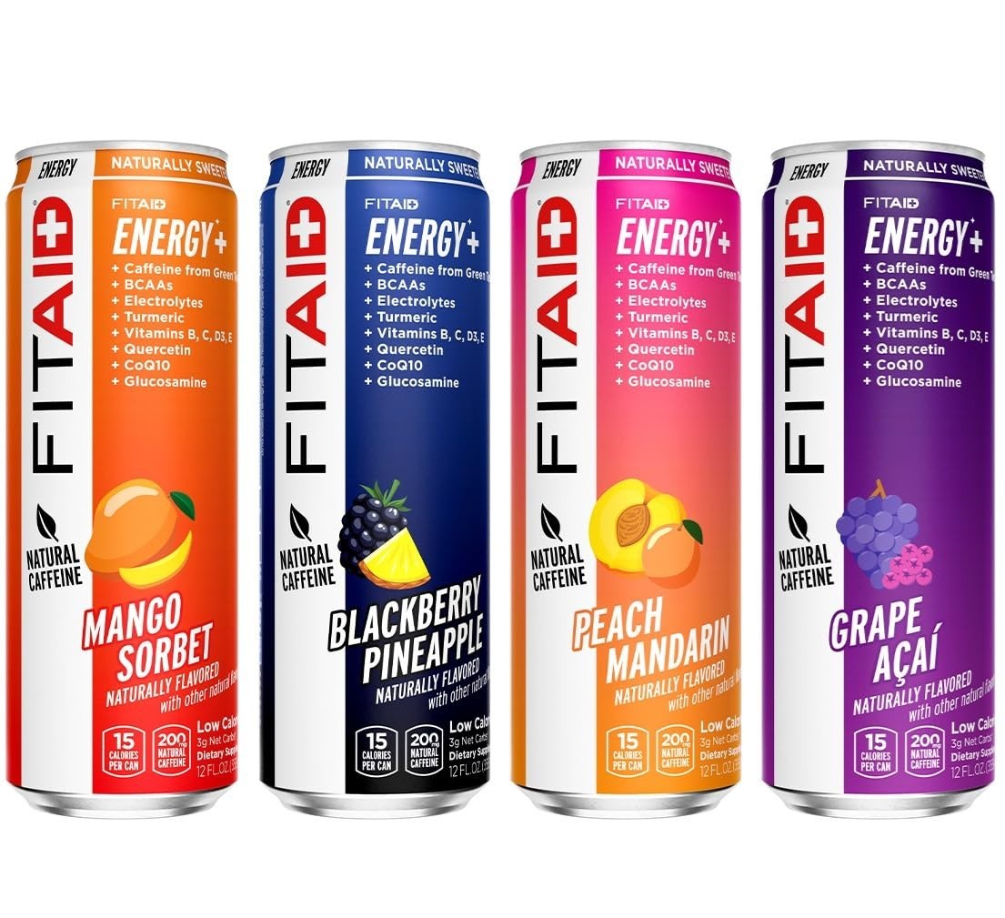 200mg Caffeine Energy Drinks – Keto & Variety Pack for Performance Boost
