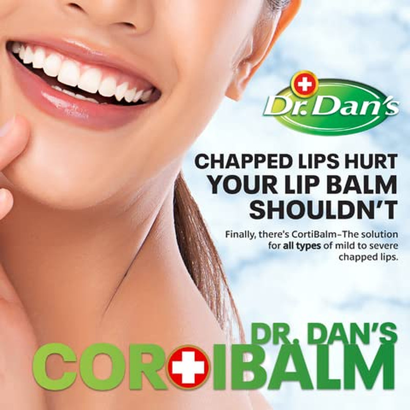 Cortibalm-(5 Pack)- For Dry Cracked Lips Healing Lip Balm For Severely