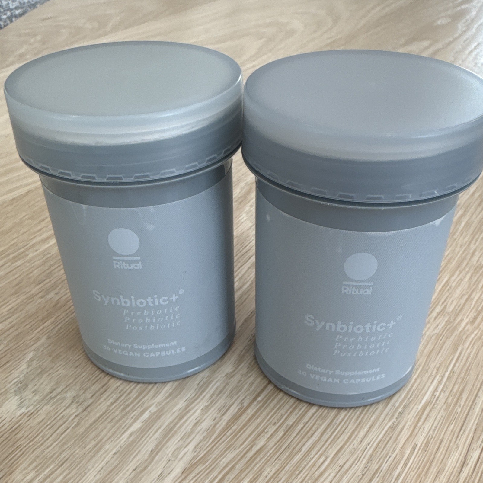 Ritual Synbiotic+ Vegan Capsules 30 Ct (Pack of 2)