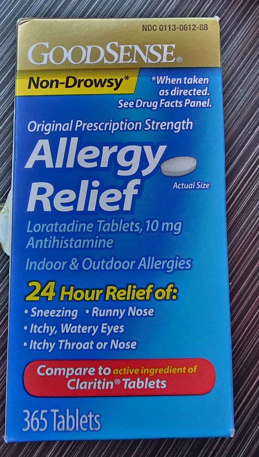 GoodSense Allergy Relief Loratadine Tablets 10 mg, 365 Count (Pack of 1)