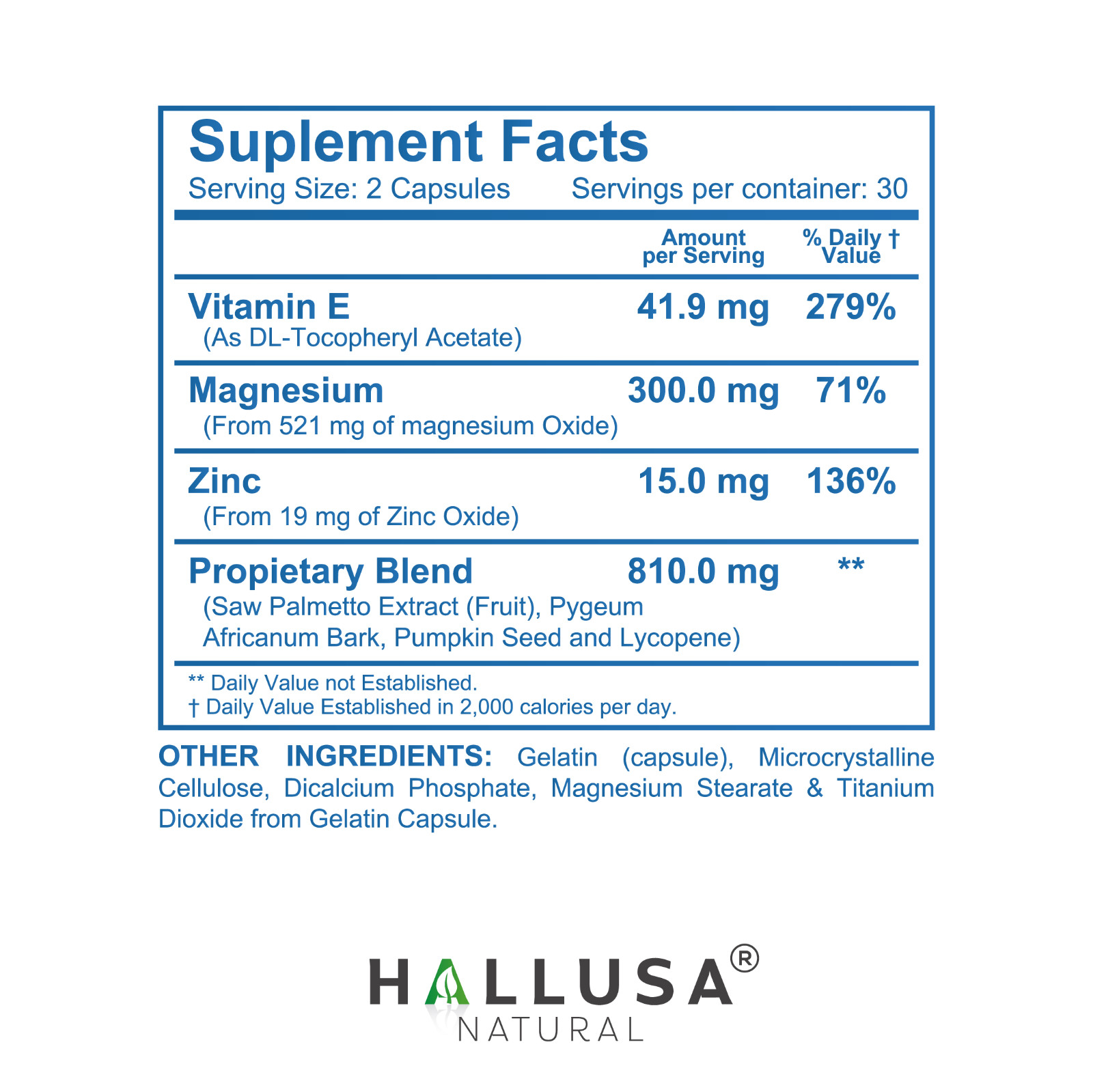 HALLPROST ULTRA – Prostate Supplement for Men – Healthy urine Flow – 60 cap