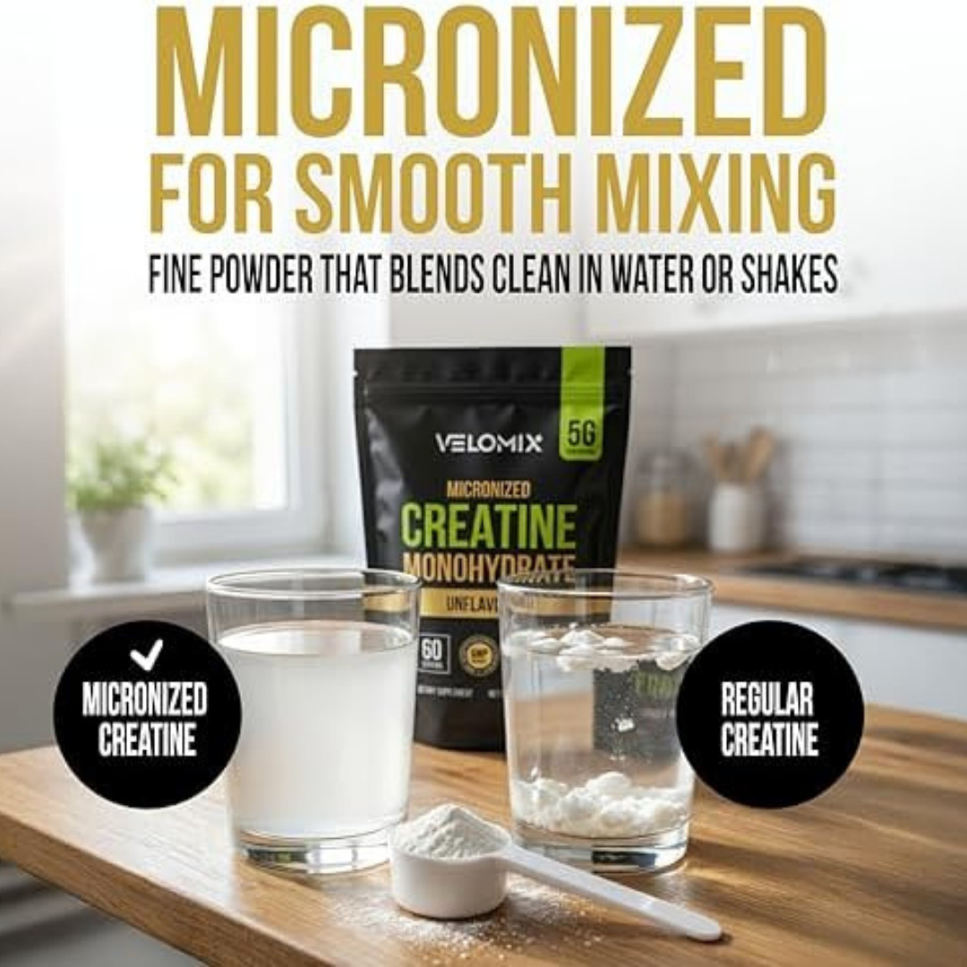 Micronized Creatine Monohydrate Powder – 100% Pure Creatine Powder Unflavored