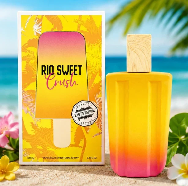 Rio Sweet Crush Eau de Parfum – Tropical Fruity Floral Perfume for Women 3.4 oz