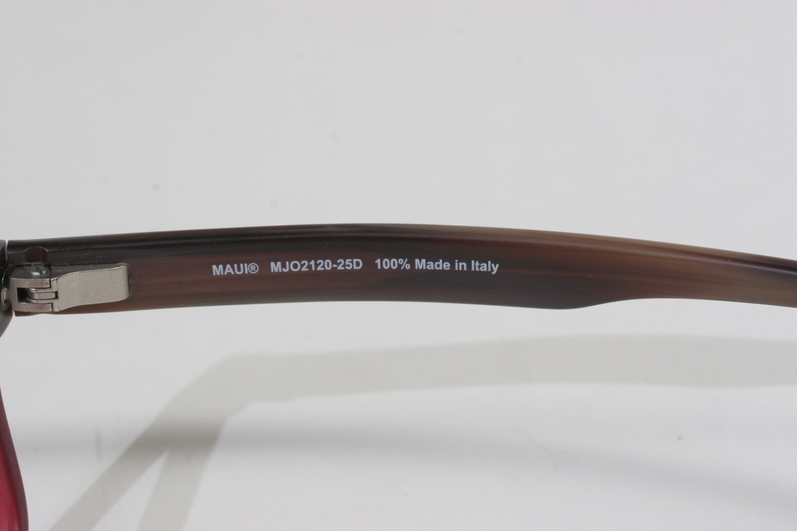 NEW Maui Jim MJO2120-25D Brown Red Woodgrain Eyeglasses 57-17-145 B36 Italy M31