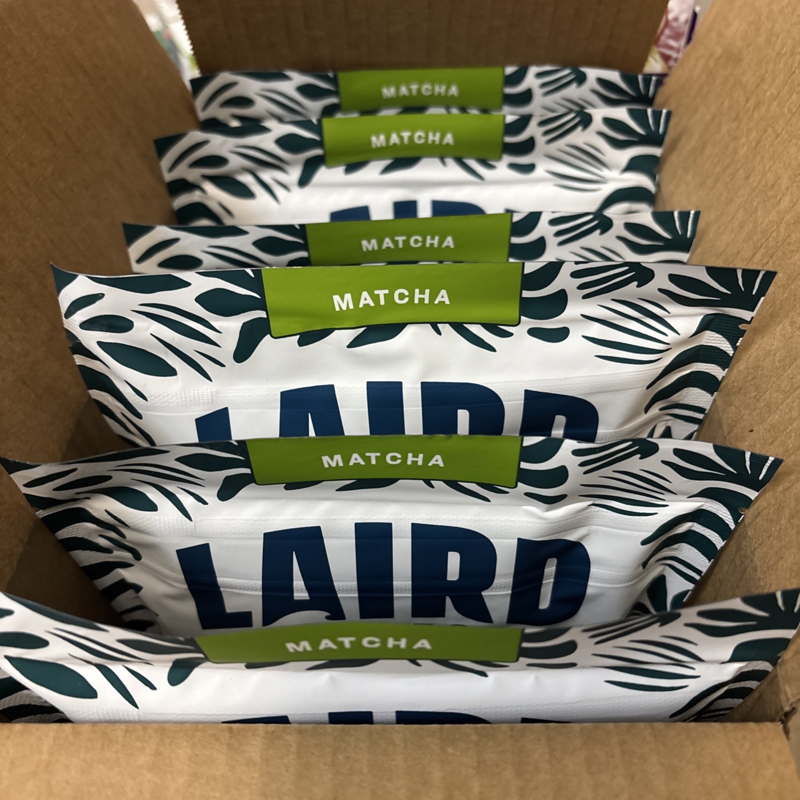 6-PACK Laird Instant Latte Matcha + Creamer + Adaptogens, Matcha 8oz ea BB 12/26