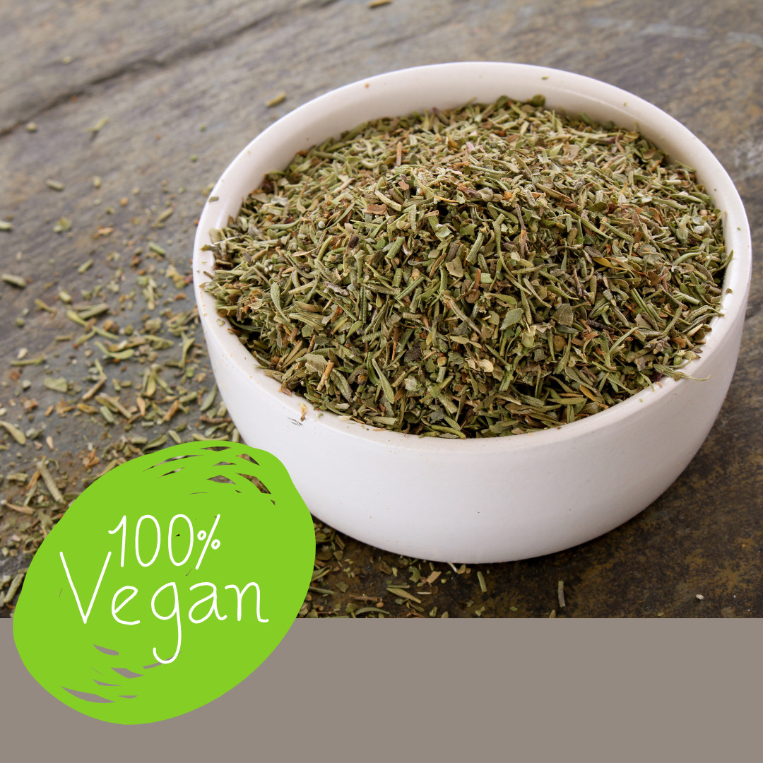 Organic Thyme Leaf Natural Herb Dried Cut 28.3g | 1 OZ Culinary & Medicinal Aid
