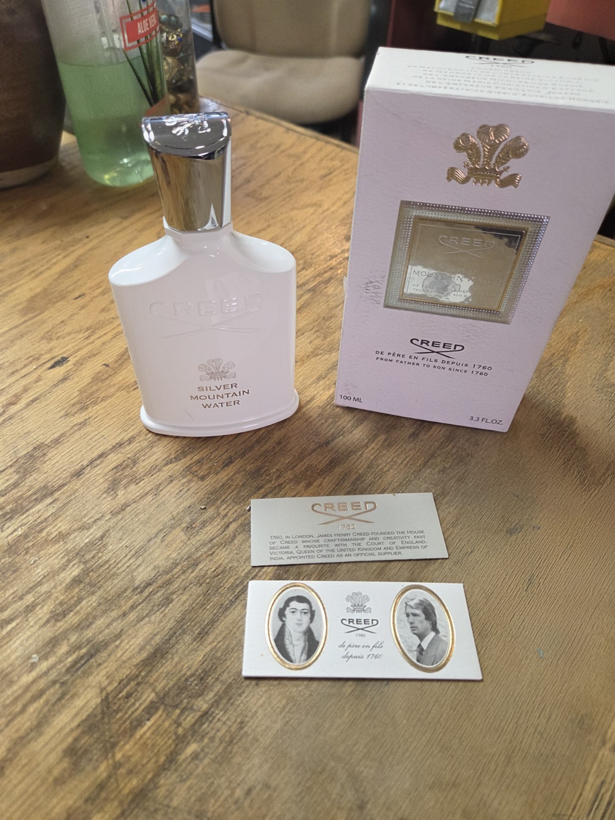 Authentic Creed Silver Mountain Water 3.3 Oz 100ml In Box Mens EDP Eau De Parfum