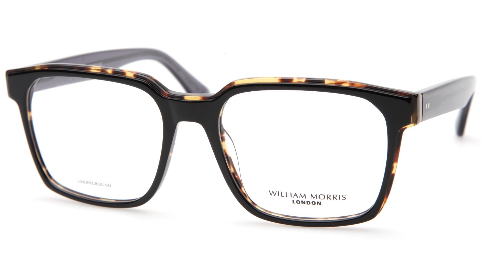 New William Morris OXFORD 2 c6032 Black Eyeglasses Frame 53-18-145mm B42mm