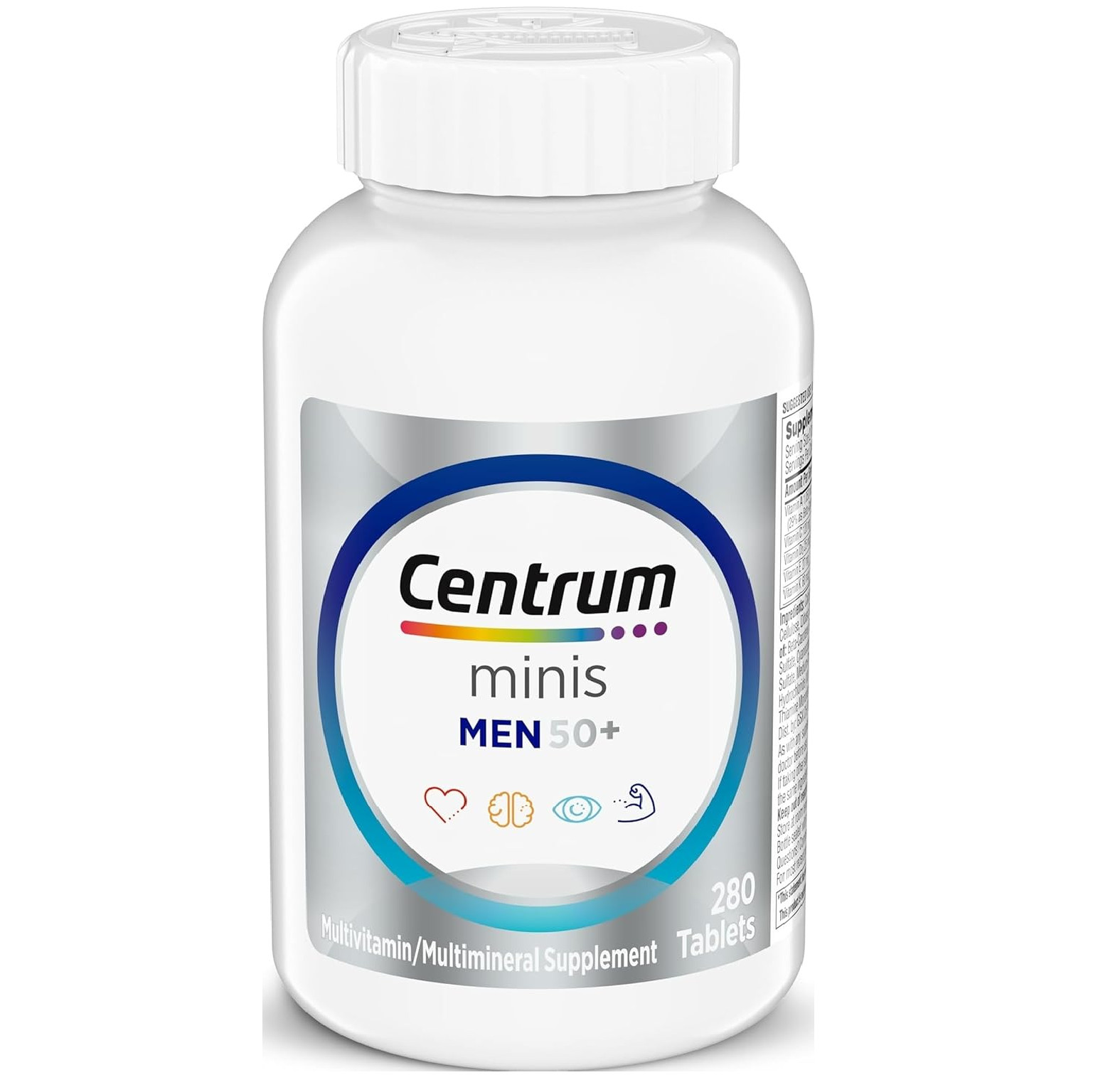 Centrum Minis Silver Multivitamin for Men 50 Plus, Multivitamin/Multimineral Sup