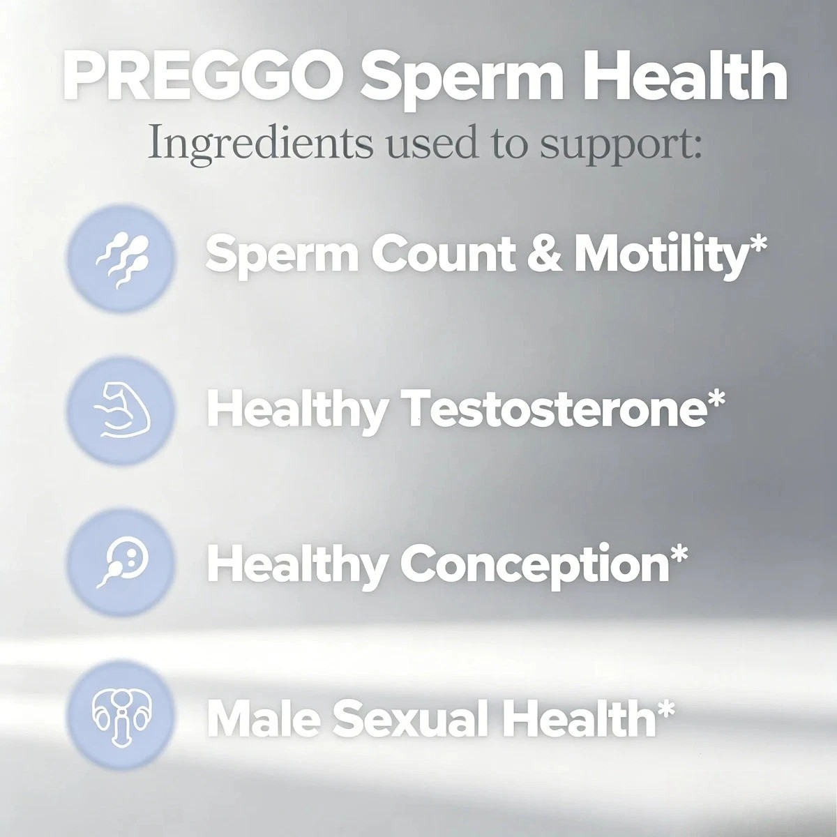 3 Pack PREGGO O-Positive Sperm Health Boost Capsules – 180 Count For Men-
